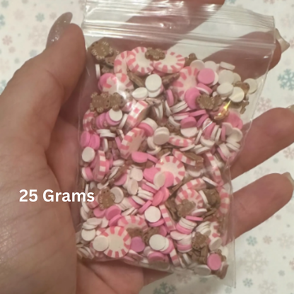 Glam Candy Set - Pink Gingerbread - Sprinkles and Fake Candy Set (Copy)