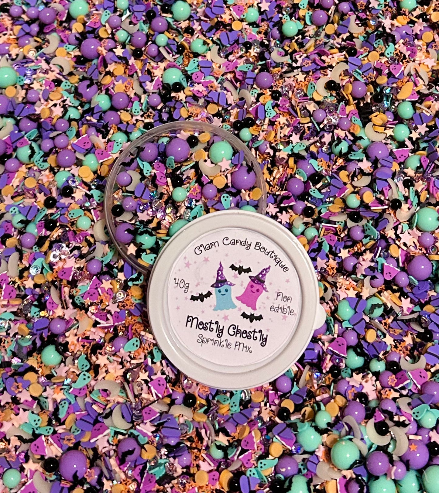 Mostly Ghostly Sprinkles, Fake HalloweenSprinkles, 40 Grams