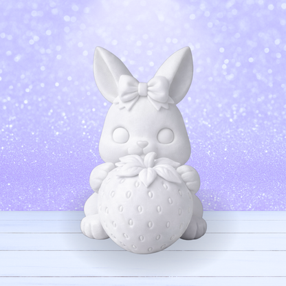 3D Mesh File - MEMBERS ONLY - Bunny with a Strawberry