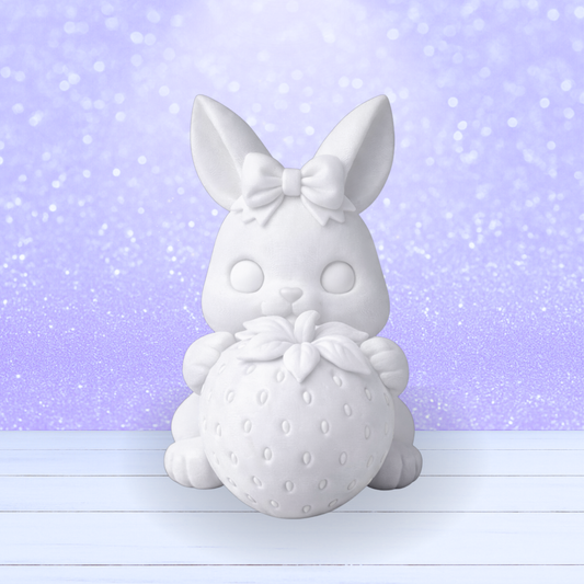 3D Mesh File - MEMBERS ONLY - Bunny with a Strawberry