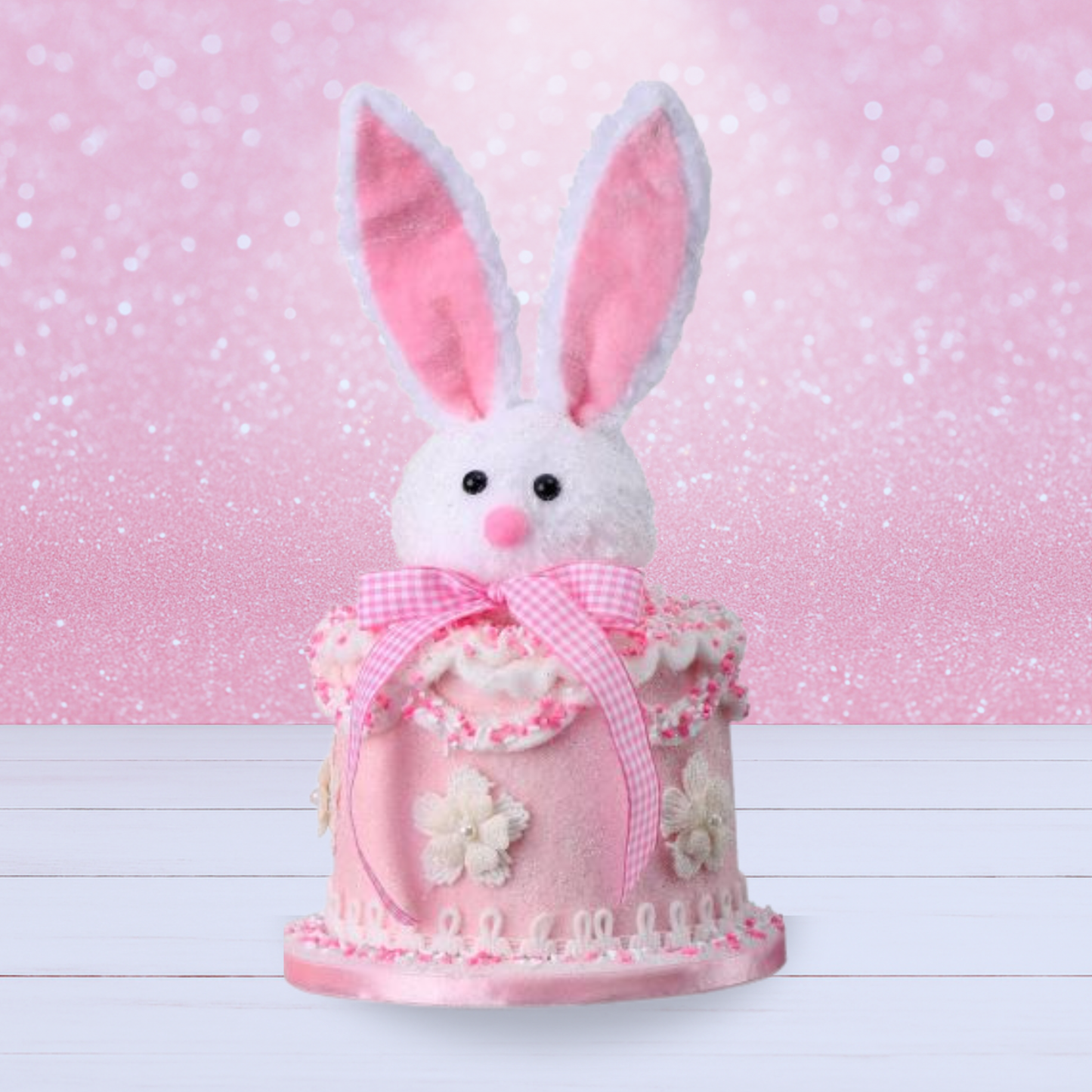 10 Inch Coquette Easter Bunny Cake