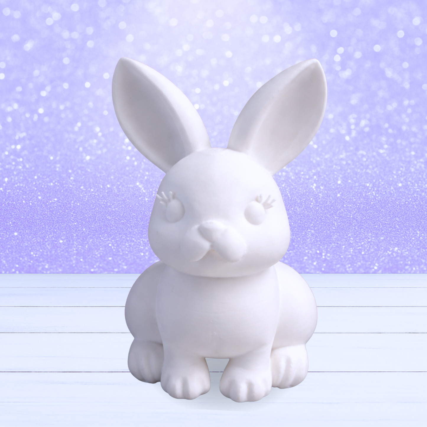 3D Mesh File - MEMBERS ONLY - Cute Sitting Bunny -