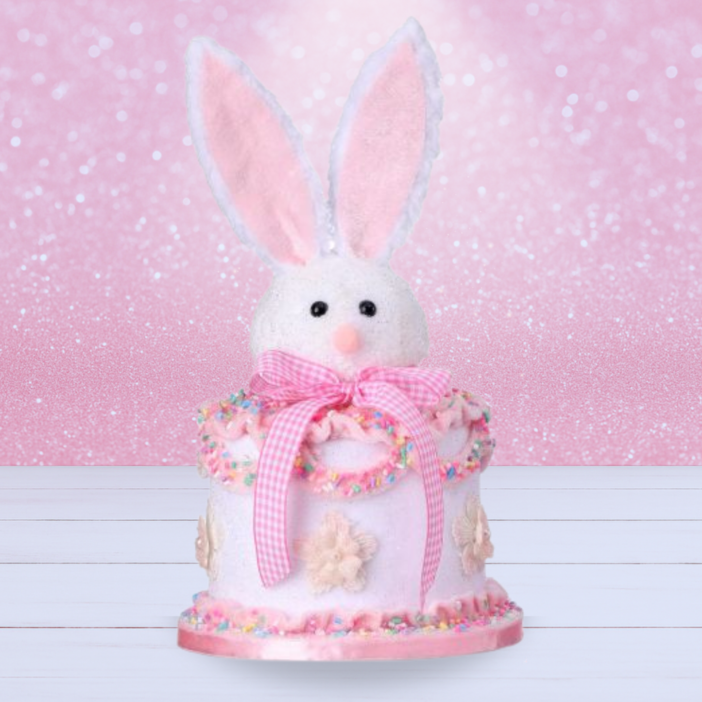10 Inch Coquette Easter Bunny Cake