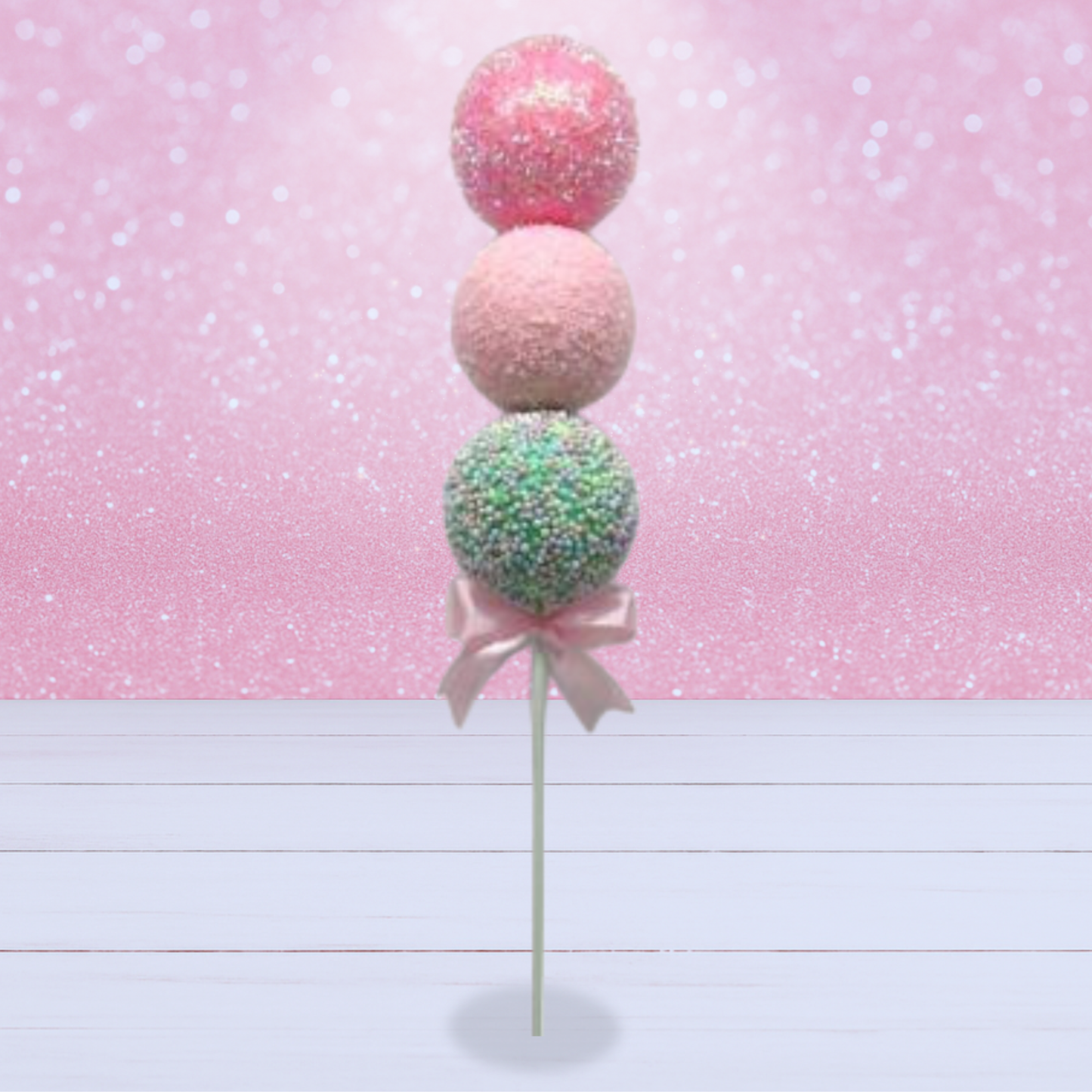 21 Inch Ball Lollipop Ornament Tree Pick