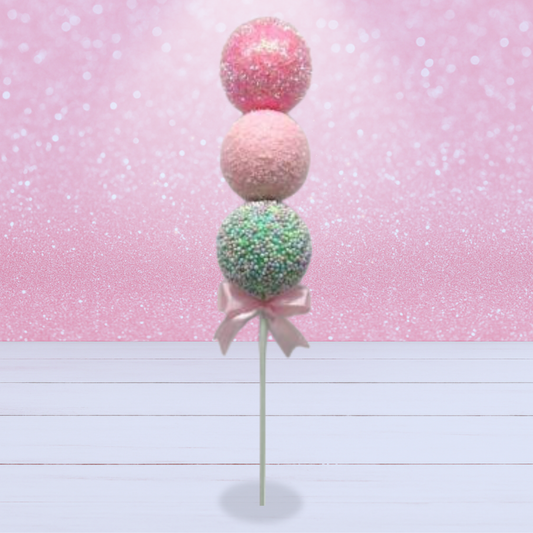 21 Inch Ball Lollipop Ornament Tree Pick