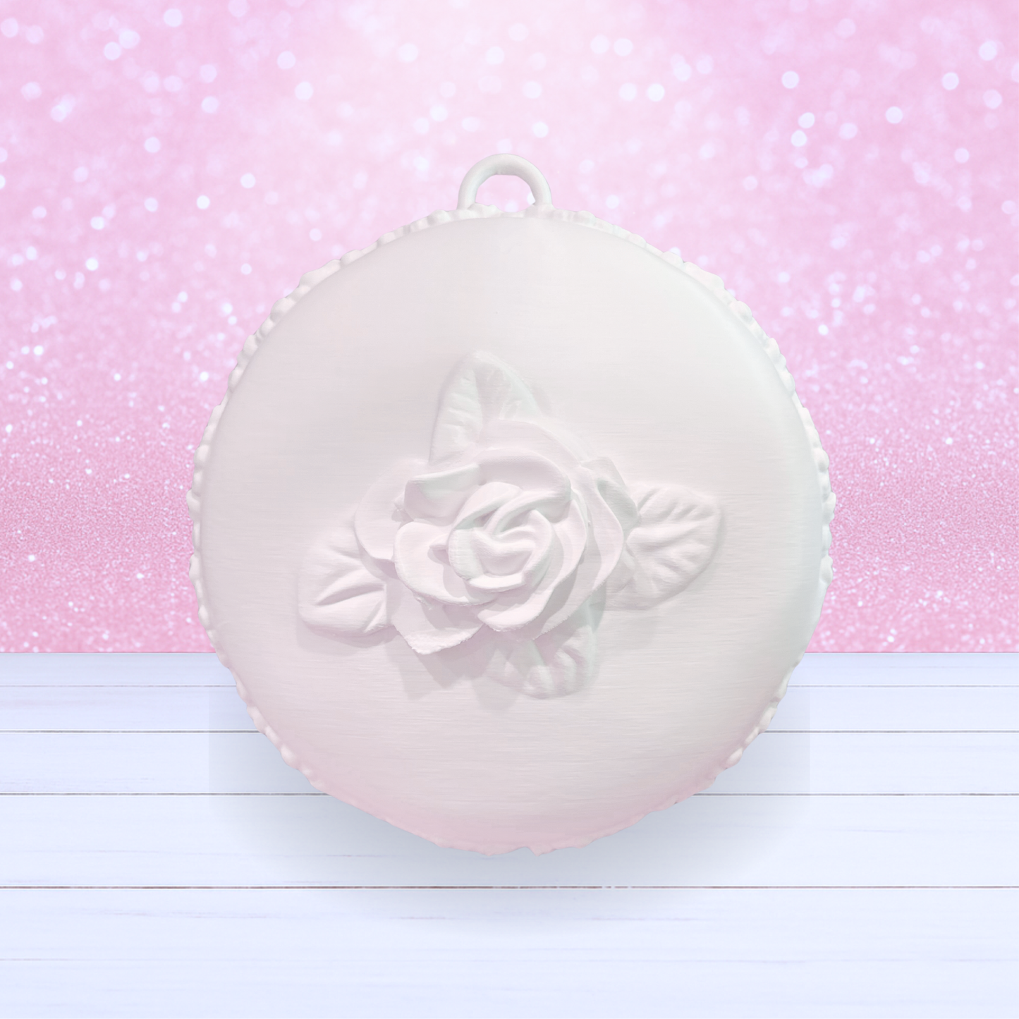 Fancy Macaron with Rose - Made-To-Order - Up to 2 Weeks Creation Time