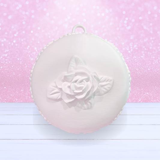 Fancy Macaron with Rose - Made-To-Order - Up to 2 Weeks Creation Time