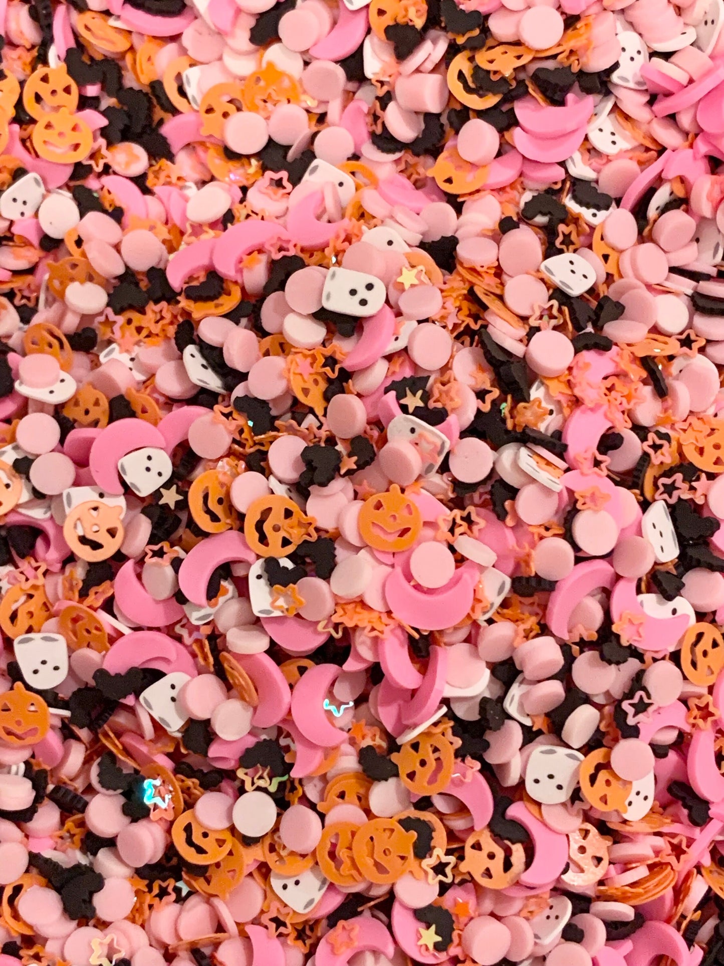 Girly Ghoul Sprinkles, Pink Halloween Sprinkles, Fake Sprinkles