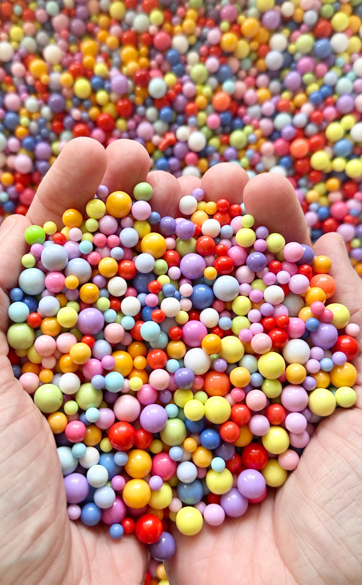 Beyond Words, Rainbow Ball Sprinkles, Rainbow Fake Sprinkles, 40 Grams