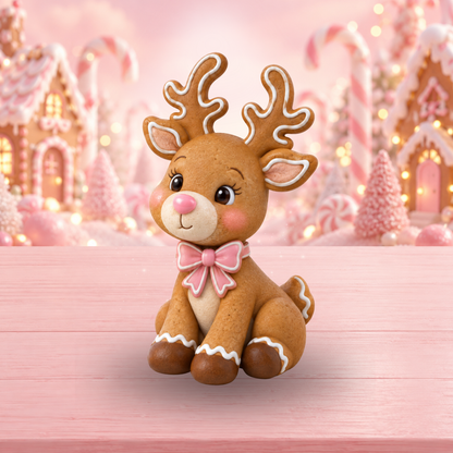 3D Mesh File - PRO MEMBERS ONLY - GINGERBREAD DEER