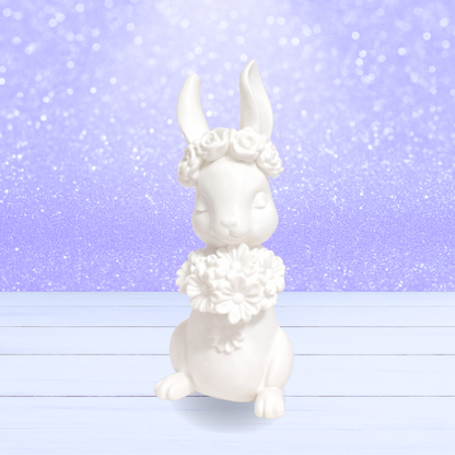 3D Mesh File - MEMBERS ONLY - Pretty Bunny with Flowers