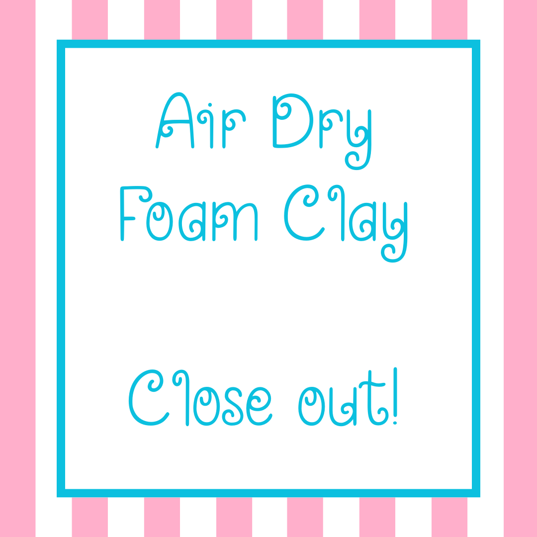 Air Dry Foam Clay - 450 Grams - Close Out Item