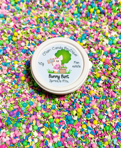Bunny Bait Sprinkles, Fake Easter Sprinkles, Ball Sprinkles, 40 Grams