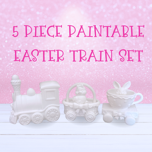 Decorate Your Own Easter Train 5 Piece Set - Made-To-Order