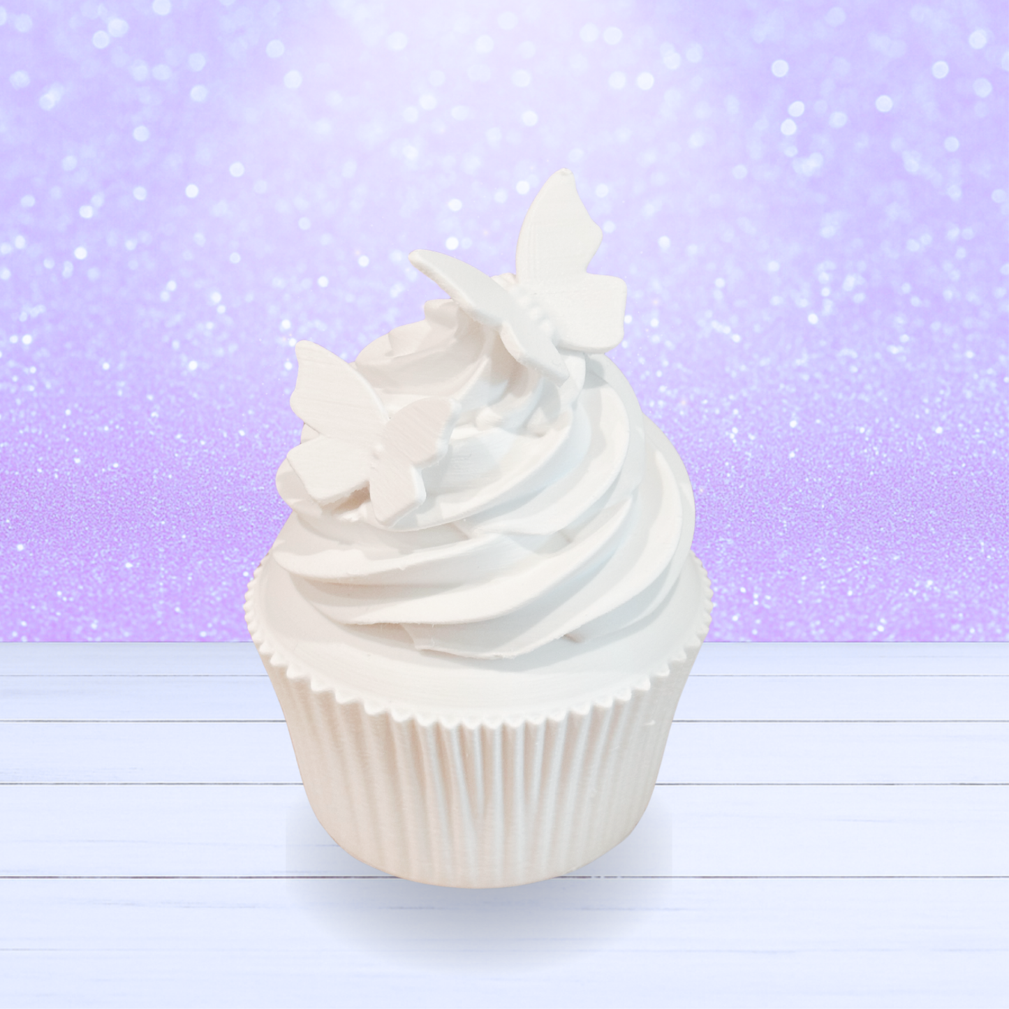 3D Mesh File - MEMBERS ONLY - Butterfly Cupcake