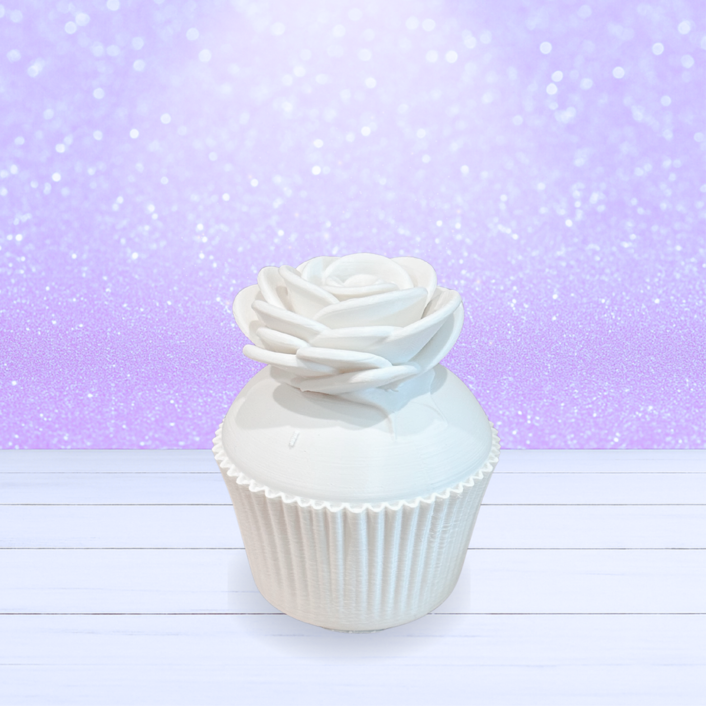 3D Mesh File - MEMBERS ONLY - Rose Bloom Cupcake