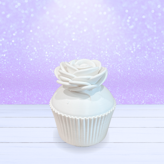 3D Mesh File - MEMBERS ONLY - Rose Bloom Cupcake