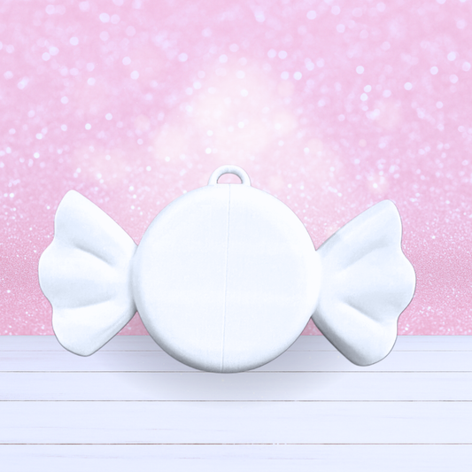 3D Printed - Fake Round Wrapped Candy Ornament - Available Soon!