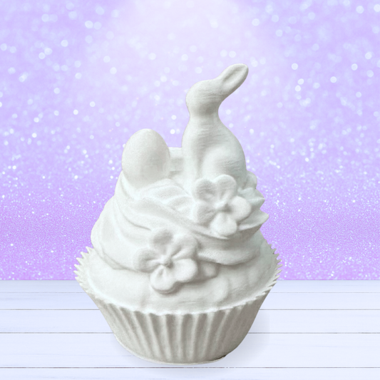 3D Mesh File - MEMBERS ONLY - Bunny and Eggs Cupcake