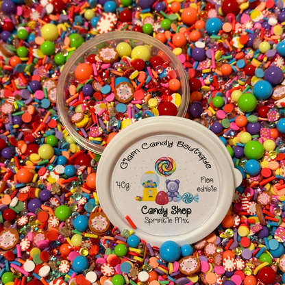 Candy Shop Sprinkles, Fake Sprinkles, Rainbow Sprinkles