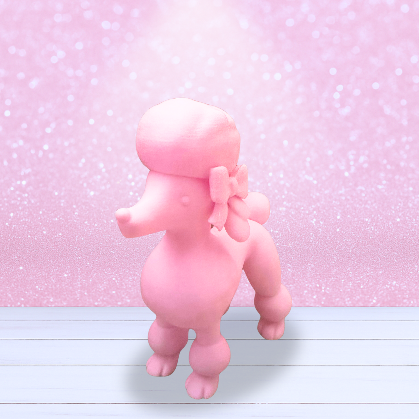3D Printed - Pink Poodle Figurine - Pre-Order - Available Soon!