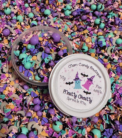 Mostly Ghostly Sprinkles, Fake HalloweenSprinkles, 40 Grams