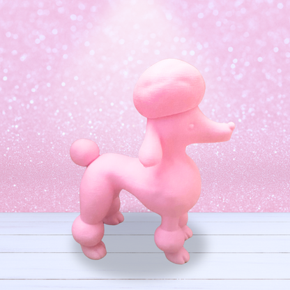 3D Printed - Pink Poodle Figurine - Pre-Order - Available Soon!