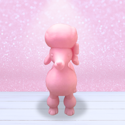 3D Printed - Pink Poodle Figurine - Pre-Order - Available Soon!