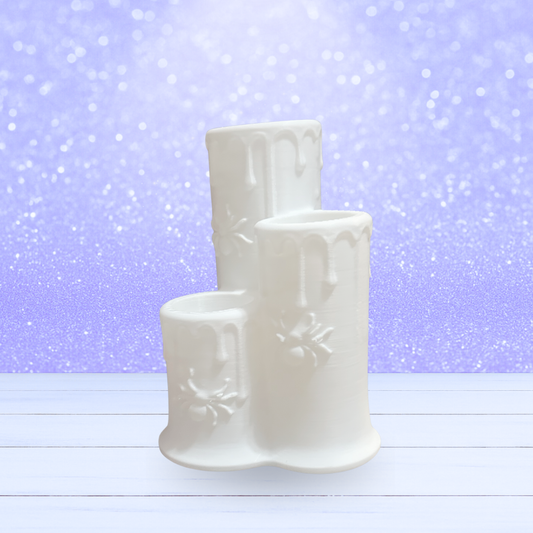 3D Mesh File - MEMBERS ONLY - Dripping Candles Trio - Halloween