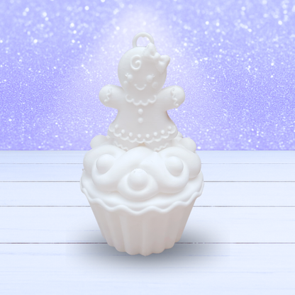 3D Mesh File - Gingerbread Cupcake