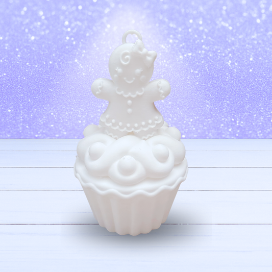 3D Mesh File - Gingerbread Cupcake