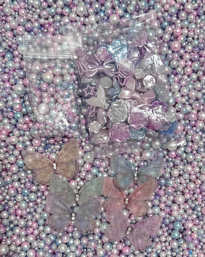 Glimmer Garden Bundle, Butterflies, Pearls, and Beads