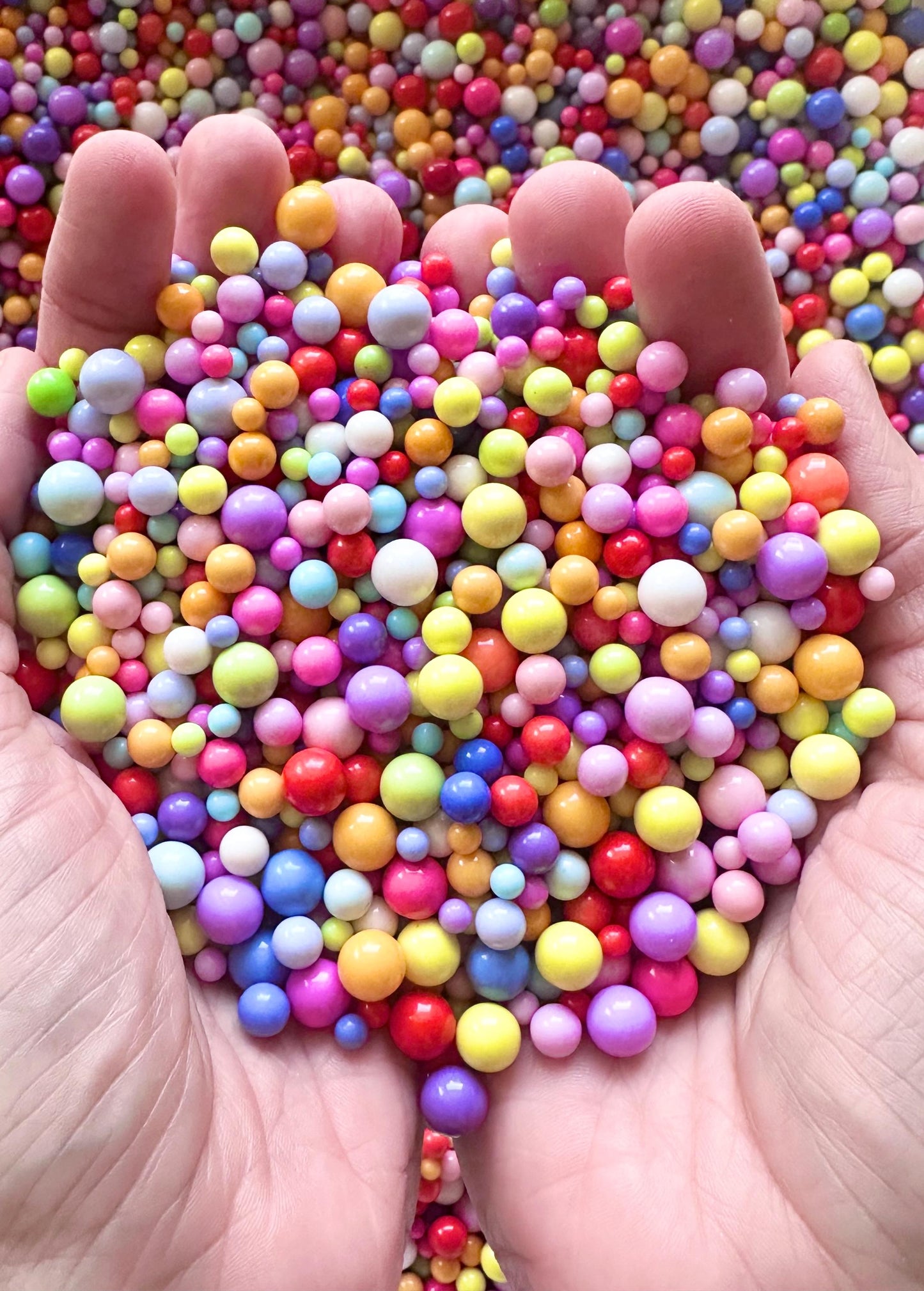 Beyond Words, Rainbow Ball Sprinkles, Rainbow Fake Sprinkles, 40 Grams