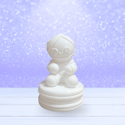 3D Mesh File - Mummy Gingie on a Macaron
