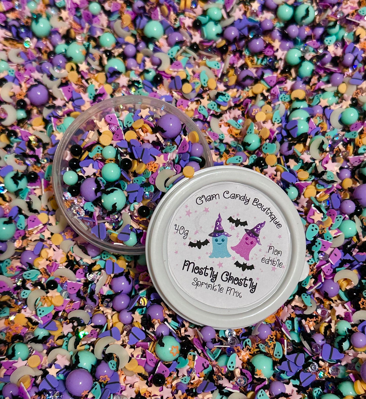 Mostly Ghostly Sprinkles, Fake HalloweenSprinkles, 40 Grams
