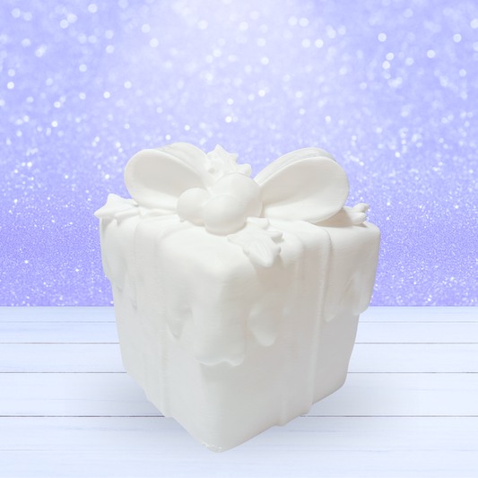3D Mesh File - MEMBERS ONLY - Frosted Christmas Present