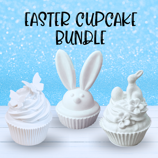 3D Mesh File - Bundle - MEMBERS ONLY -  Easter Cupcakes