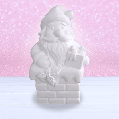 Santa in Chimney - Made-to-Order