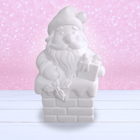 Santa in Chimney - Made-to-Order