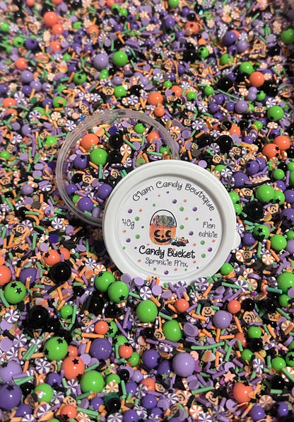 Candy Bucket Sprinkles, Fake HalloweenSprinkles, 40 Grams