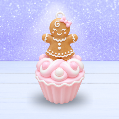 3D Mesh File - Gingerbread Cupcake