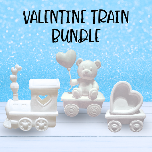 3D Mesh File - Bundle MEMBERS ONLY - Valentine's Train
