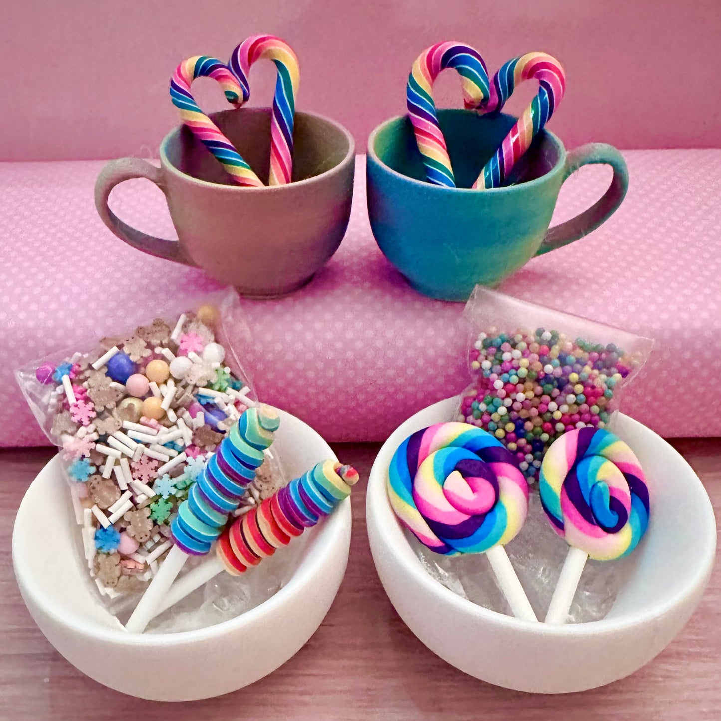 Cutie Cup Collection - Rainbow Candy Land Bundle