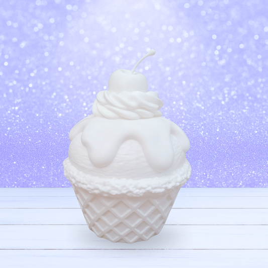 3D Mesh File - MEMBERS ONLY - Ice Cream Sundae Cupcake