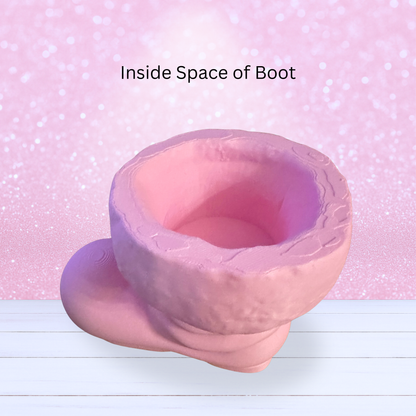 Fillable Paintable Santa Boot - Made-To-Order