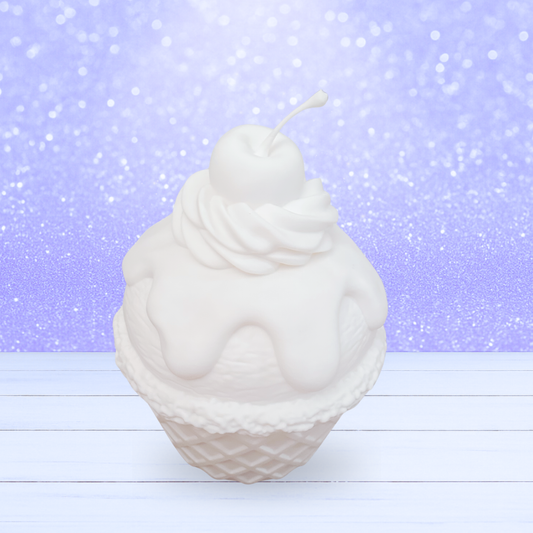 3D Mesh File - MEMBERS ONLY - Ice Cream Sundae Cupcake