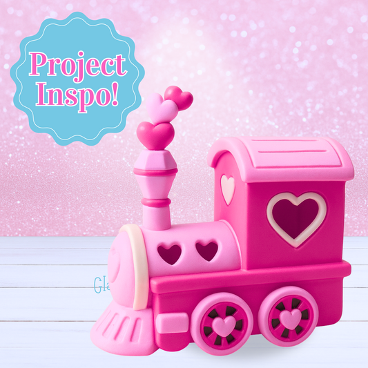 Build Your Own Valentine's Train - Paintable