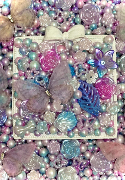 Glimmer Garden Bundle, Butterflies, Pearls, and Beads