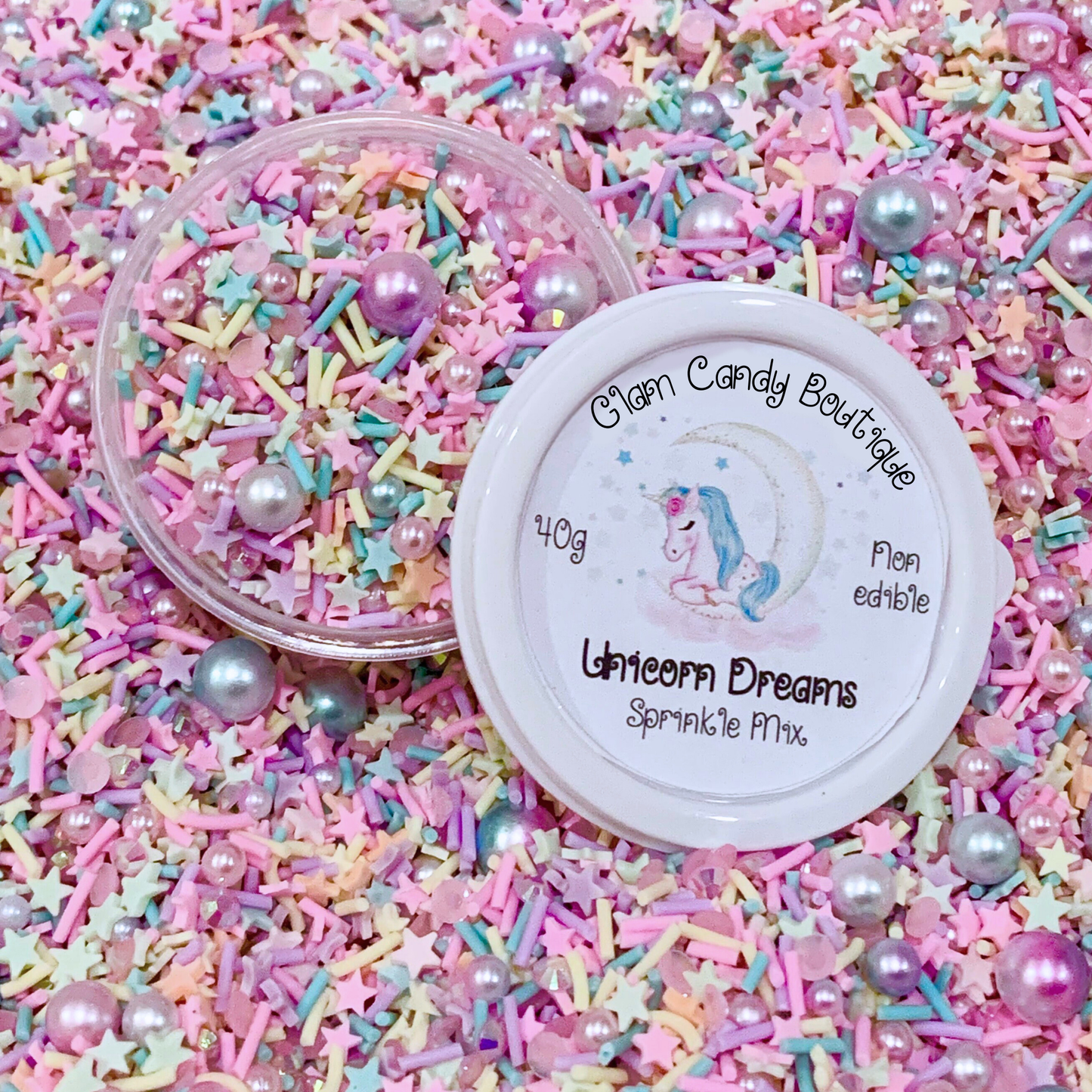 Unicorn Dreams Sprinkles, Fake Sprinkles, Pearl Sprinkles