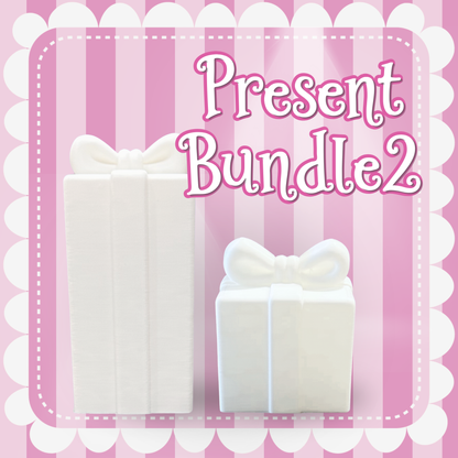 3D Mesh File - BUNDLE - Tall and Short Presents - Bows